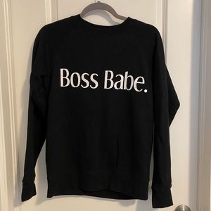 Brunette the label sweatshirt Boss Babe